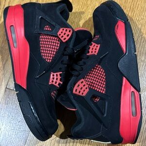 Jordan Athletic Shoes Black Red